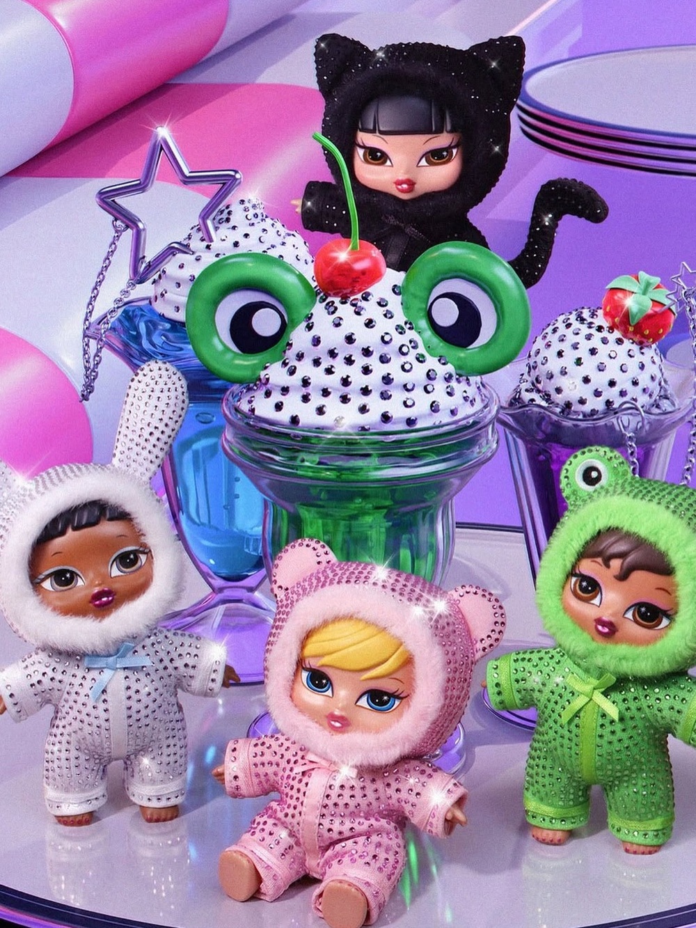 NEW BRATZ BRATZIEZ BLING SERIEZ- Kool Kat Jade - Picture 9 of 11